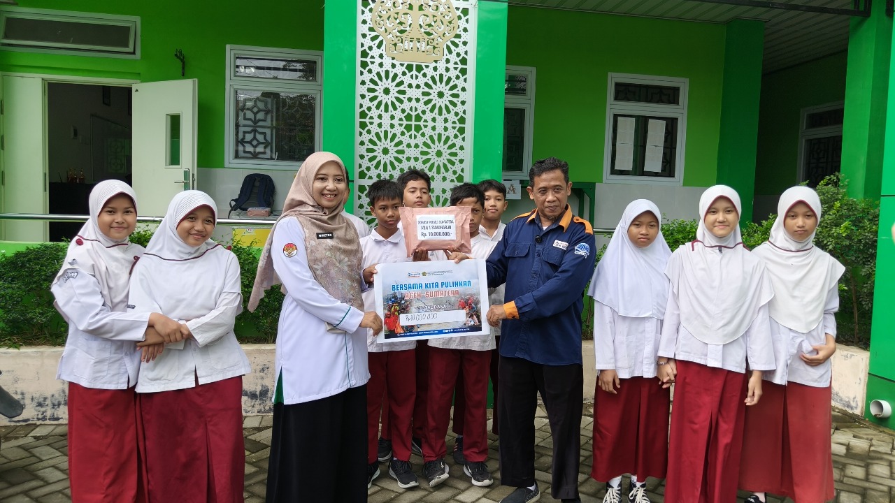 MIN 1 Sukoharjo Peduli Korban Bencana