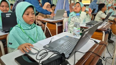 Diwarnai Kendala Login, Tiga Murid MIN 1 Sukoharjo Melaju ke Final OSMA Jateng