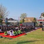 Sikapi Musim Kemarau, TNI dan Murid MIN 1 Sukoharjo Gelar Sholat Istisqa di Kodim 0726