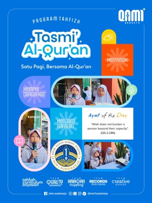 Program Tahfizh Tasmi’ Al-Qur’an MIN 1 Sukoharjo, Wujudkan Generasi Qur’ani yang Cinta Al-Qur’an